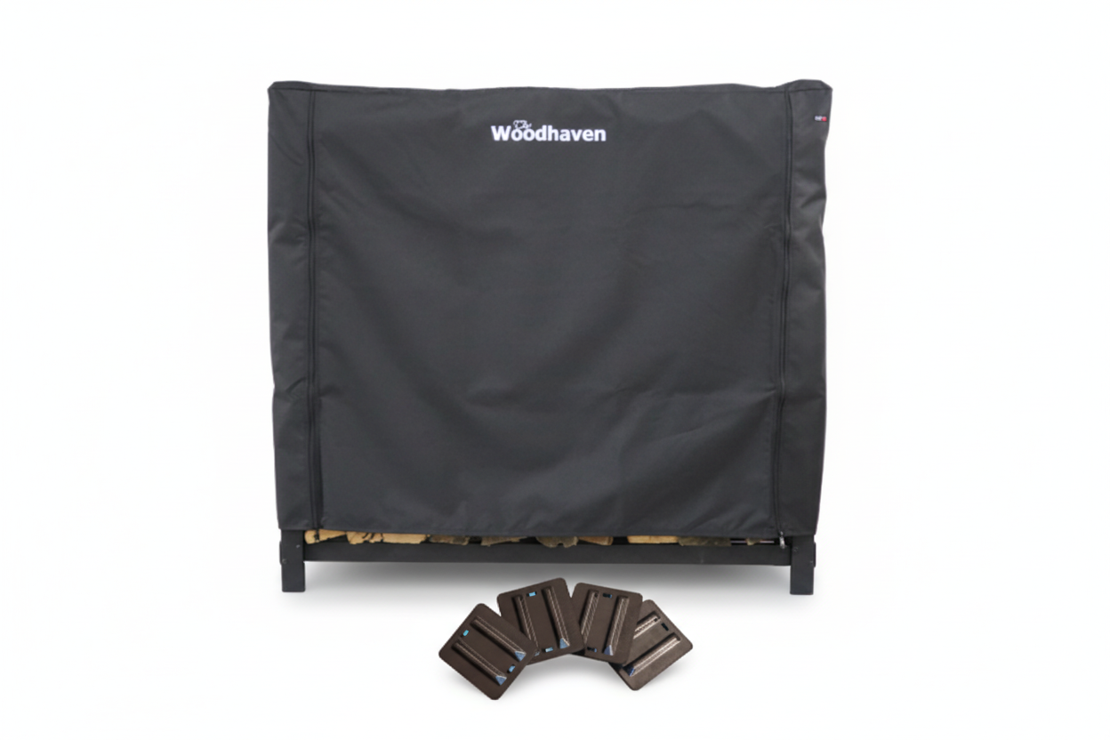 The Woodhaven 2 ft Steel Firewood Rack