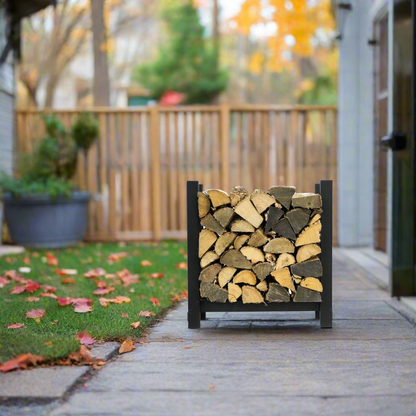The Woodhaven 2 ft Steel Firewood Rack
