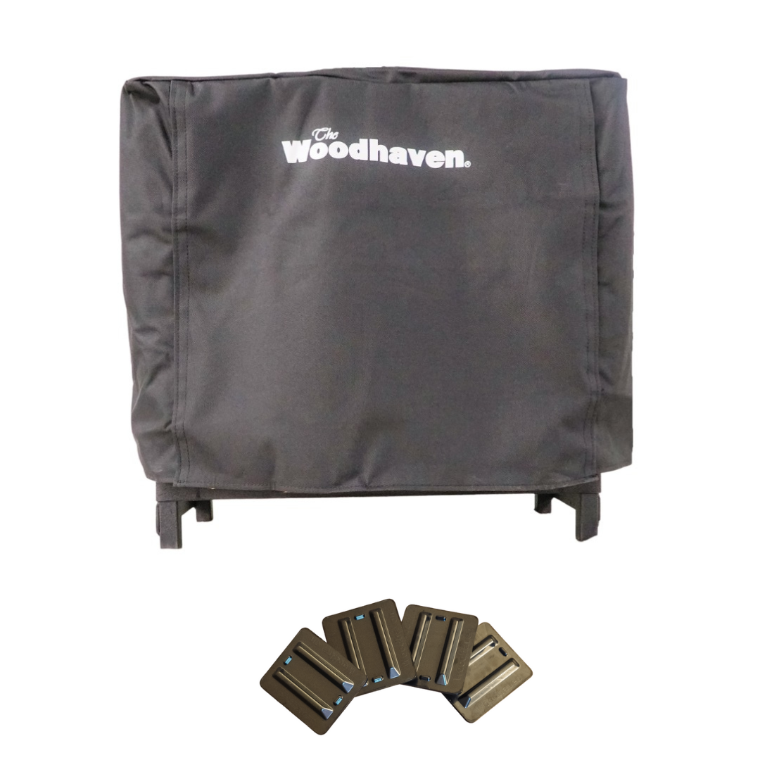 The Woodhaven 2 ft Steel Firewood Rack