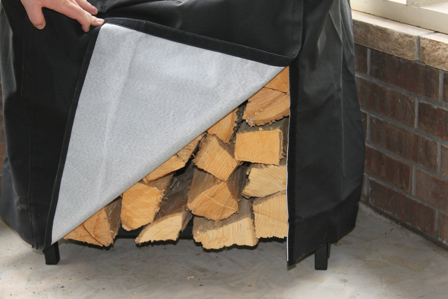 The Woodhaven 2 ft Steel Firewood Rack