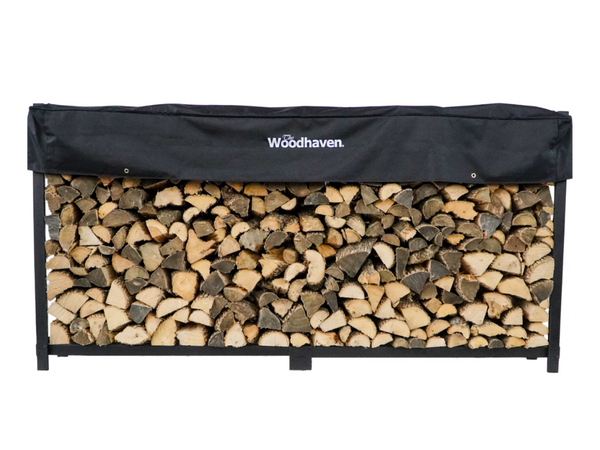 The Woodhaven 8ft Firewood Rack