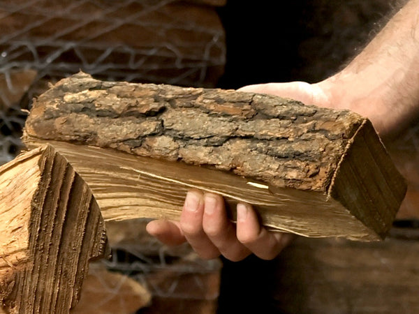 8-inch halfer kiln-dried firewood splits