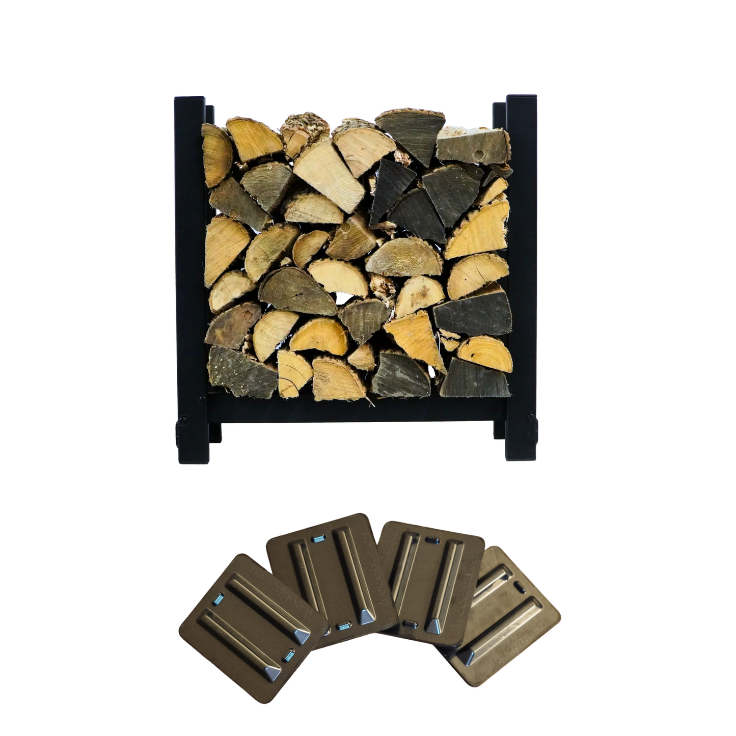 The Woodhaven 2 ft Steel Firewood Rack