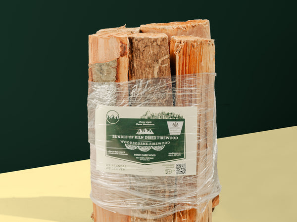 Woodbourne bundle of kiln-dried mixed hardwood firewood, 0.75 cubic feet