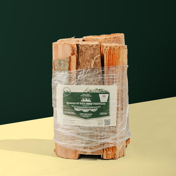 Woodbourne bundle of kiln-dried mixed hardwood firewood, 0.75 cubic feet