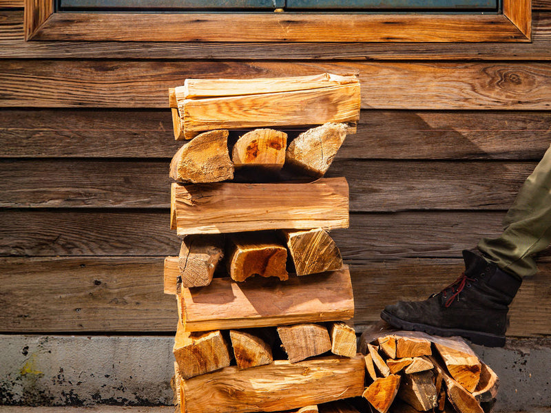 Little Spark package — two bins of kiln-dried firewood with kindling